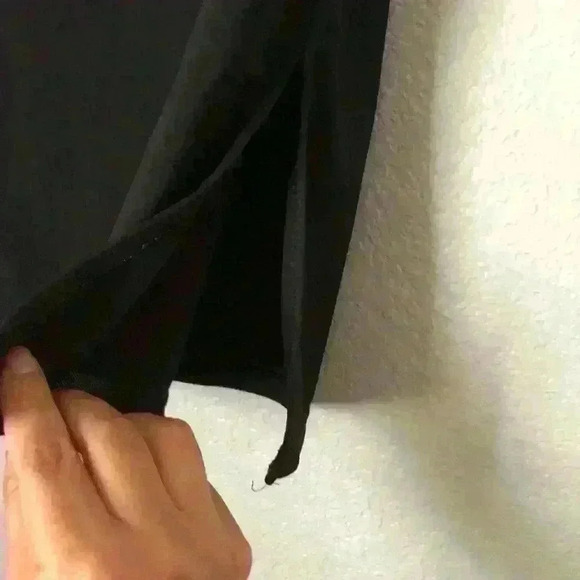 Vtg New York&Co Black Stretch Polyester Skirt Women M - Picture 6 of 9